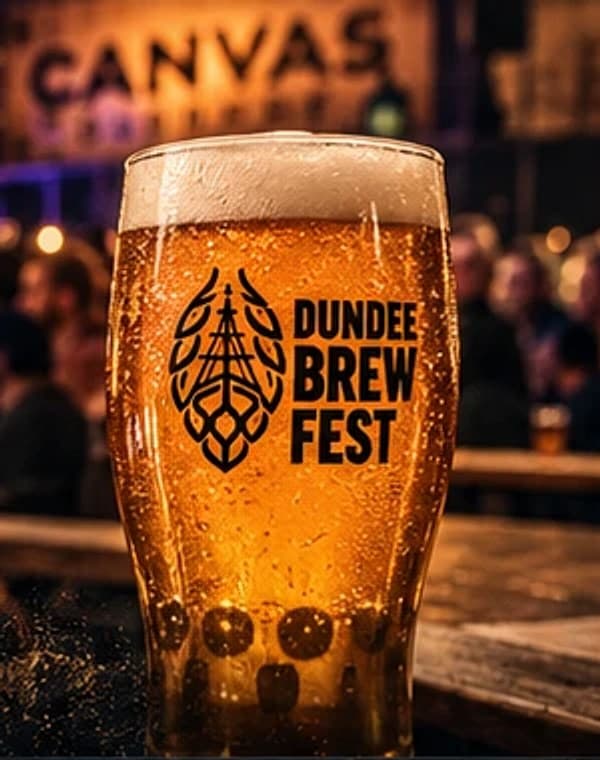 A pint in a Dundee Brew Fest glass